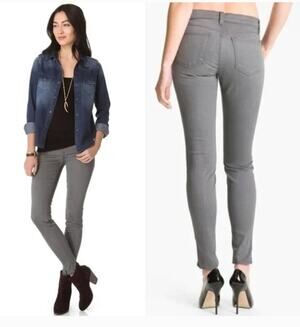 J Brand Gray Gotham Super Skinny Jeans 28